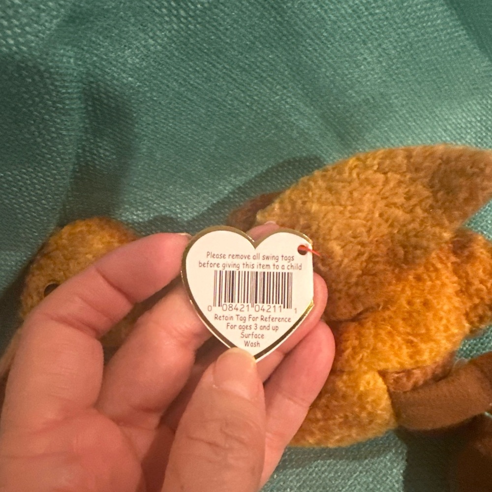 Beak Beanie Baby!! Rare w/errors - Picture 5 of 9